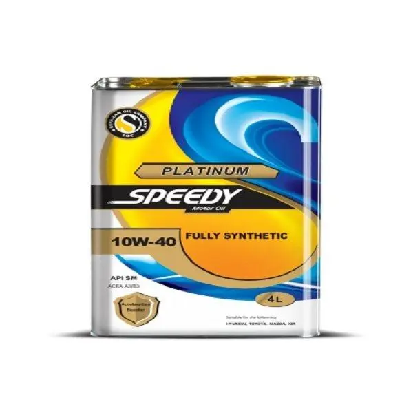روغن موتور اسپیدی مدل پلاتینیوم 10W40 SM حجم 4 لیتر