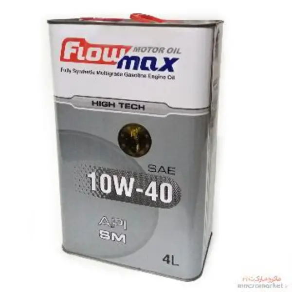 روغن موتور فلومکس های تک 10w-40 SM HIGH TECH  فول سینتتیک حجم 4 لیتر