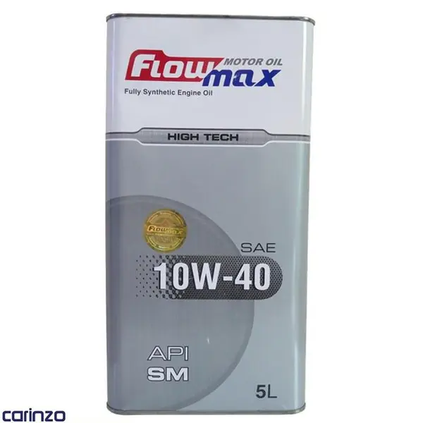 روغن موتور فلومکس های تک 10w-40 SM HIGH TECH فول سینتتیک حجم 5 لیتر
