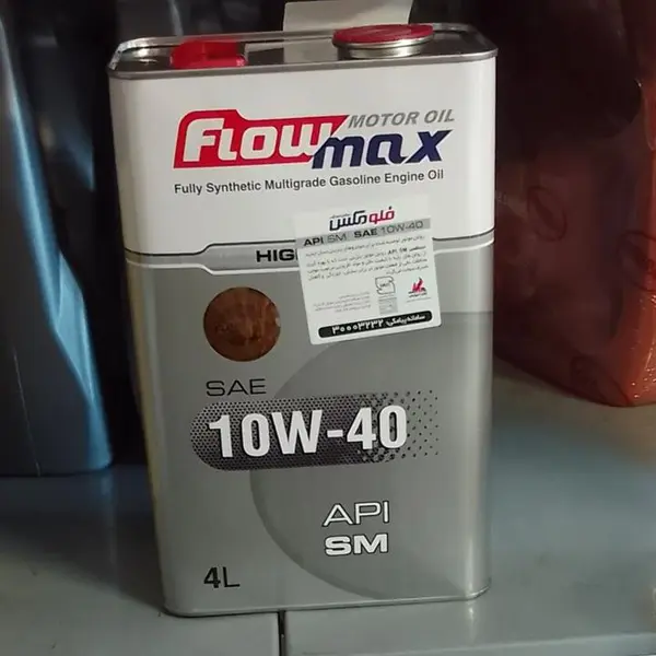 روغن موتور فلومکس های تک 10w-40 SM HIGH TECH  فول سینتتیک حجم 4 لیتر