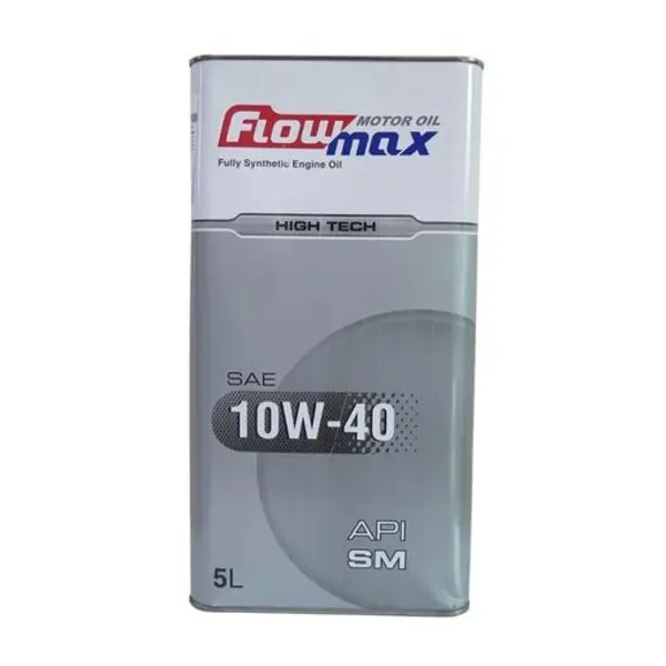 روغن موتور فلومکس های تک 10w-40 SM HIGH TECH فول سینتتیک حجم 5 لیتر