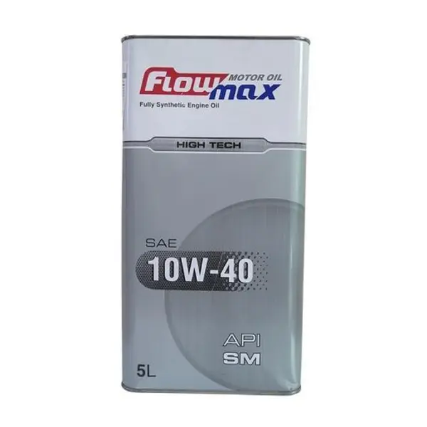 روغن موتور فلومکس های تک 10w-40 SM HIGH TECH فول سینتتیک حجم 5 لیتر