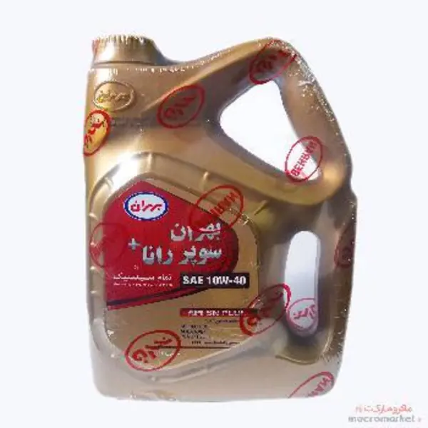 روغن موتور بهران مدل سوپر رانا پلاس 10W-40 SN حجم 4 لیتری