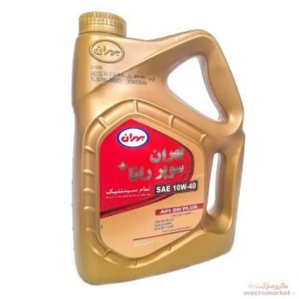 روغن موتور بهران مدل سوپر رانا پلاس 10W-40 SN حجم 4 لیتری روغن موتور بهران مدل سوپر رانا پلاس 10W-40 SN حجم 4 لیتری