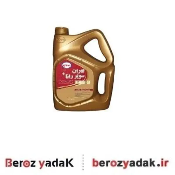 روغن موتور بهران مدل سوپر رانا پلاس 10W-40 SN حجم 4 لیتری