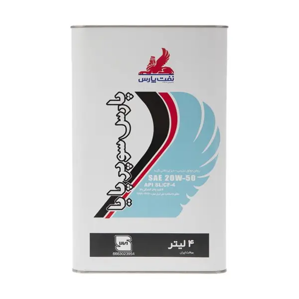 روغن موتور نفت پارس مدل پارس پایا کد 20W-50 حجم 3.785 لیتر
