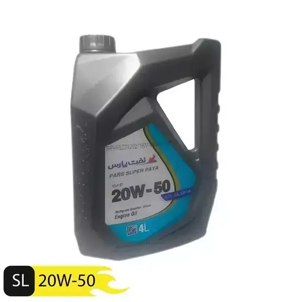 روغن موتور نفت پارس مدل پارس پایا کد 20W-50 حجم 3.785 لیتر