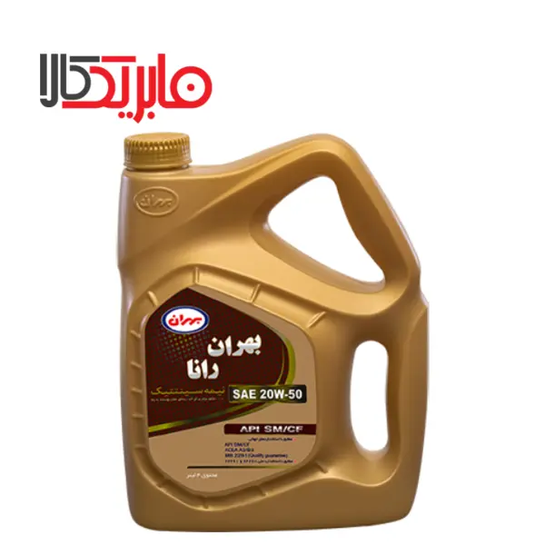 روغن موتور بهران رانا 20W50  چهار 4 لیتری SM - 5