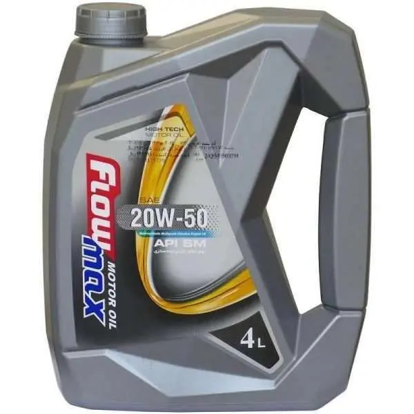 روغن موتور پارس فلومکس  20W50 SM حجم 4 لیتر روغن موتور پارس فلومکس  20W50 SM حجم 4 لیتر