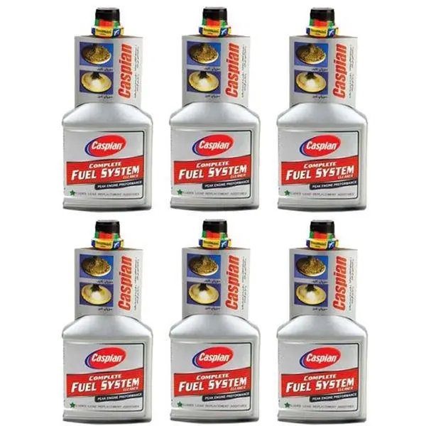 تمیز کننده موتور خودرو کاسپین مدل 2297 حجم 400 لیتر بسته 6 عددی