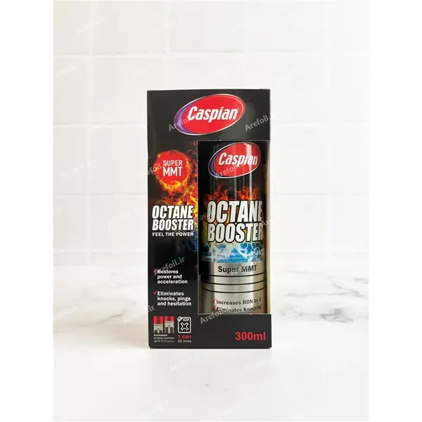 مکمل سوخت و اکتان بوستر خودرو کاسپین مدل سوپر ام ام تی حجم 300 میلی لیتر