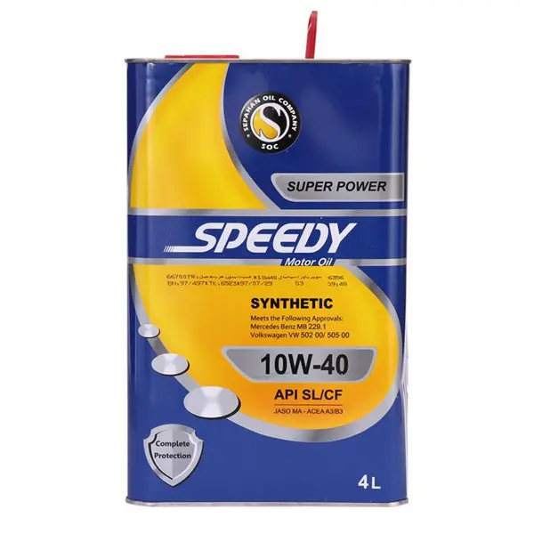 روغن موتور اسپیدی سوپر پاور 4لیتری SL 10W40