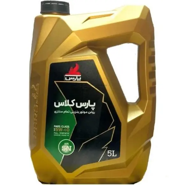 روغن موتور نفت پارس مدل پارس کلاس 5W40  SN حجم 5 لیتر روغن موتور نفت پارس مدل پارس کلاس 5W40  SN حجم 5 لیتر