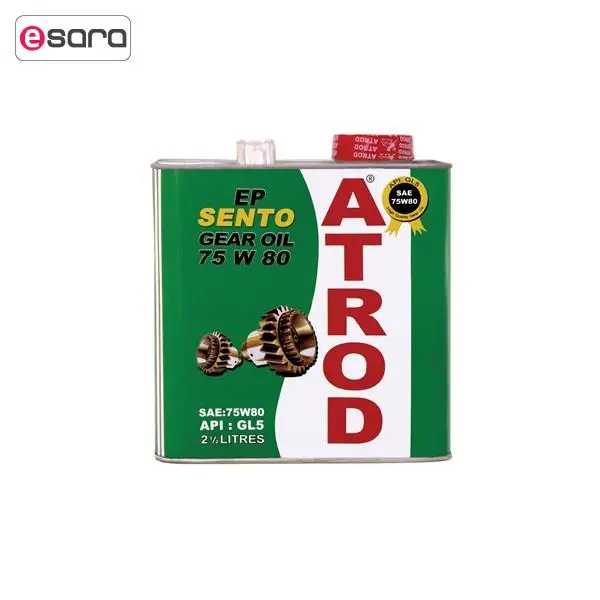 روغن گیربکس خودرو آترود مدل 75w80 Sento حجم 2.5 لیتر