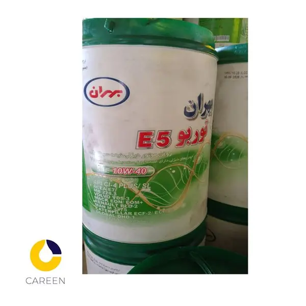 روغن موتور بهران مدل توربو یورو E 5 حجم 20 لیتر (10W-40)