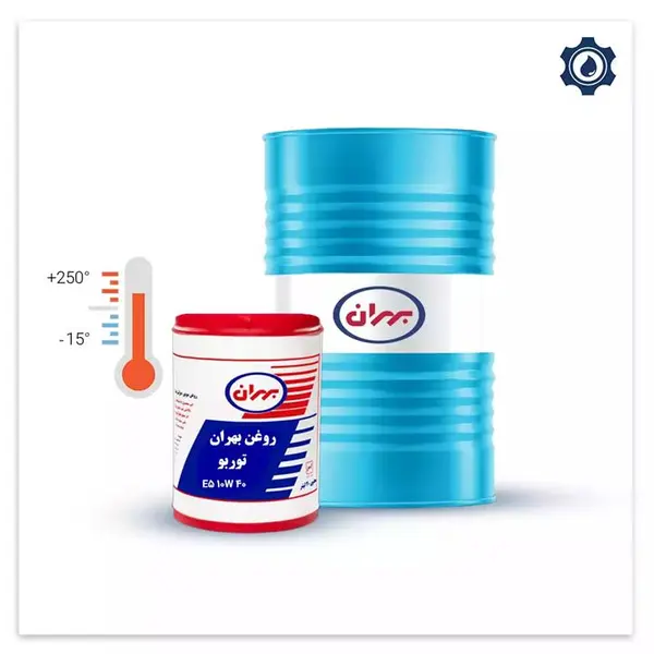 روغن موتور بهران مدل توربو یورو E 5 حجم 20 لیتر (10W-40)