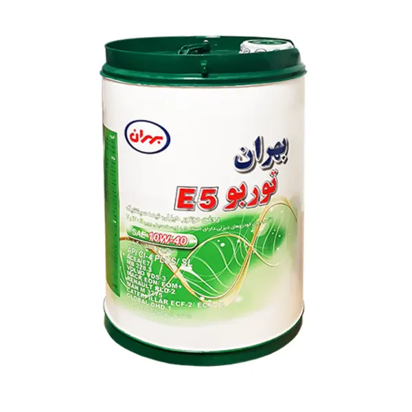 روغن موتور بهران مدل توربو یورو E 5 حجم 20 لیتر (10W-40) روغن موتور بهران مدل توربو یورو E 5 حجم 20 لیتر (10W-40)