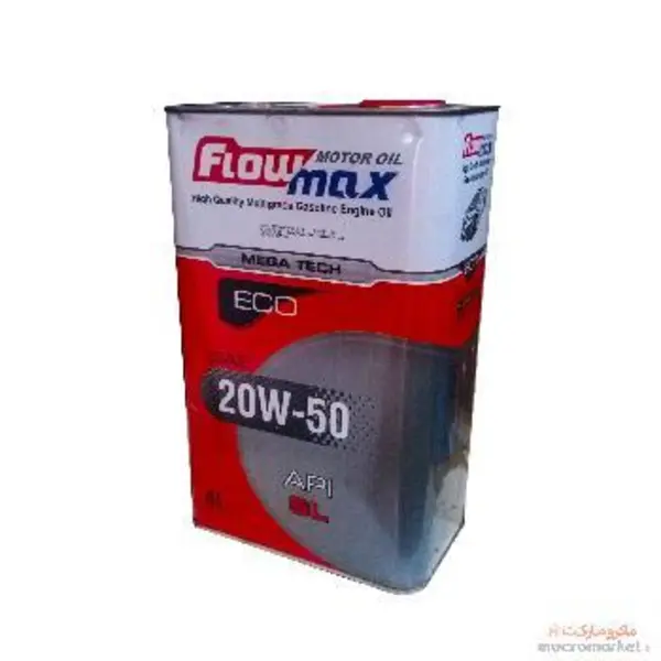 روغن موتور خودرو فلومکس مدل ECO MEGATECH 20W50 sl حجم 4 لیتر