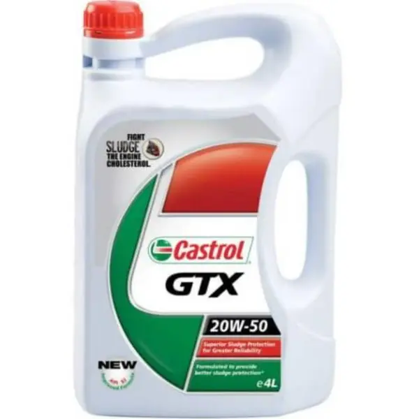 روغن موتور خودرو کاسترول مدل GTX 20W-50 ظرفیت 4 لیتر - 2