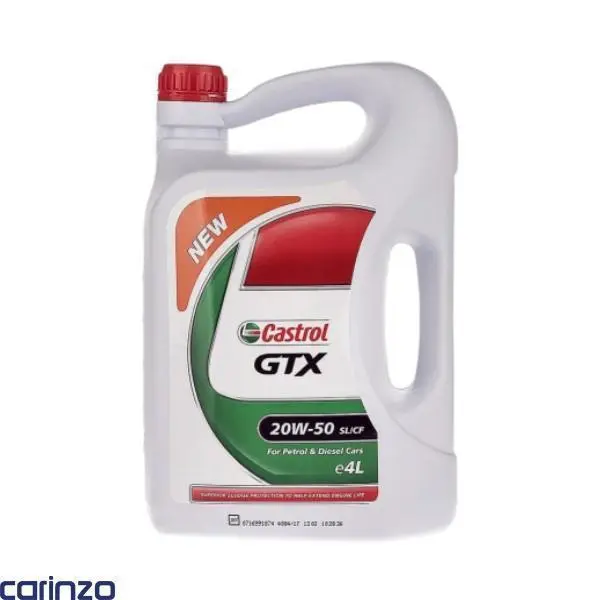 روغن موتور خودرو کاسترول مدل GTX 20W-50 ظرفیت 4 لیتر - 5
