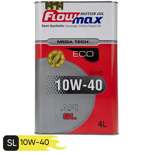 روغن موتور خودرو فلومکس مدل MEGATECH 10W40 ECO حجم 4 لیتر - 6