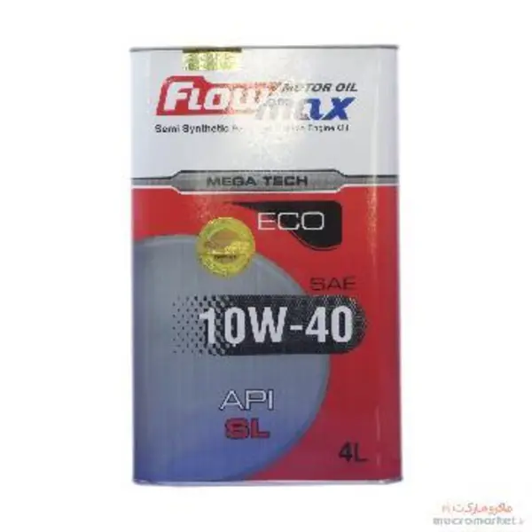 روغن موتور خودرو فلومکس مدل MEGATECH 10W40 ECO حجم 4 لیتر - 4