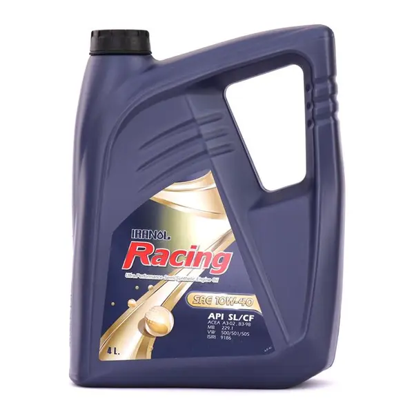 روغن موتور خودرو ایرانول ریسینگ، چهار لیتری SL 10W40 روغن موتور خودرو ایرانول ریسینگ، چهار لیتری SL 10W40