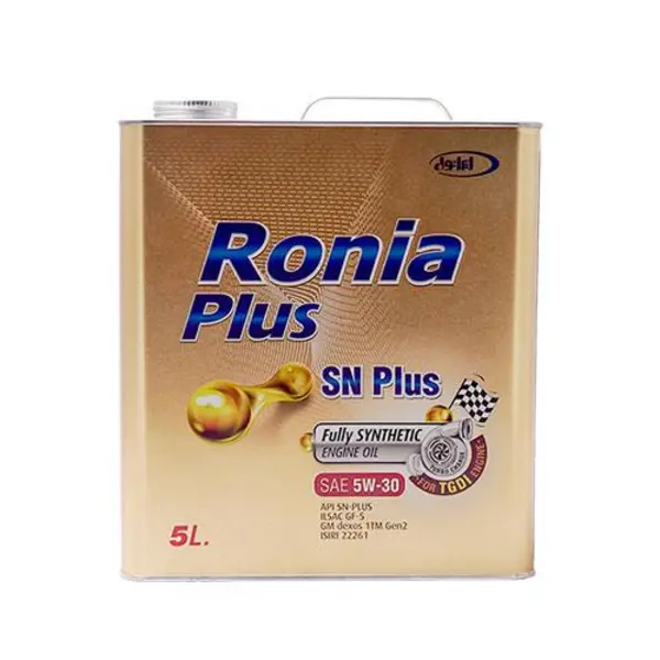 روغن موتور ایرانول مدل رونیا پلاس SN کد 5w-30 حجم 5 لیتر - 4