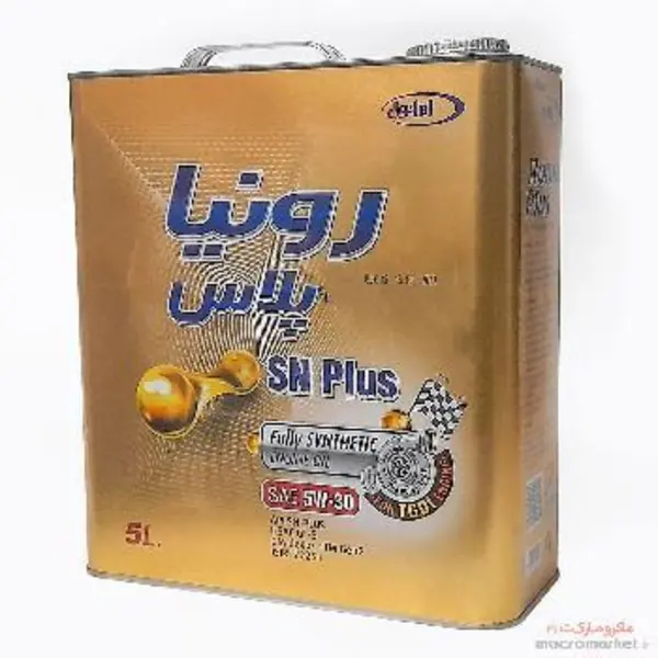 روغن موتور ایرانول مدل رونیا پلاس SN کد 5w-30 حجم 5 لیتر - 5