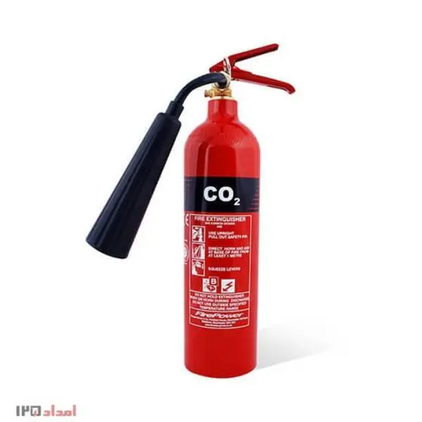 کپسول آتشنشانی CO2 دژ ظرفیت 3 کیلوگرمی