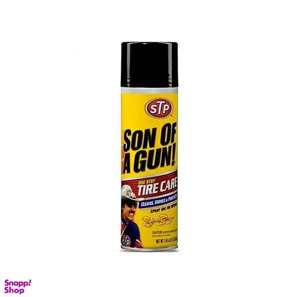 اسپری تمیز کننده لاستیک اس تی پی مدل Son of A Gun حجم 595 میلی لیتر