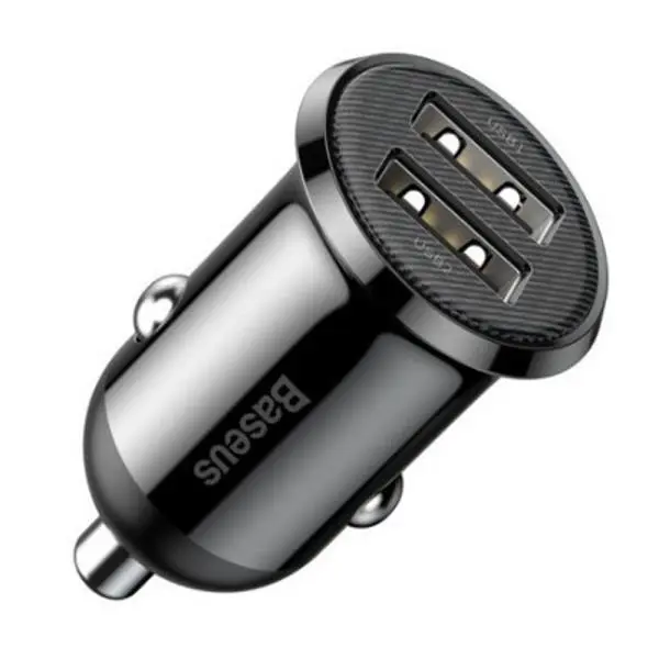 شارژر فندکی بیسوس CCXML-U CCALLP-01 Dual USB 4.8A - 6