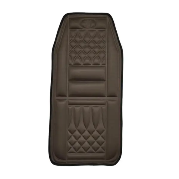 پشتی طبی صندلی خودرو مدل عرقگیر طرح Diamond کد L330 مجموعه 2 عددی