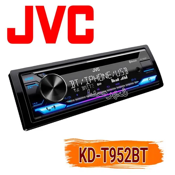 پخش جی  وی سی مدل KD-T952BT