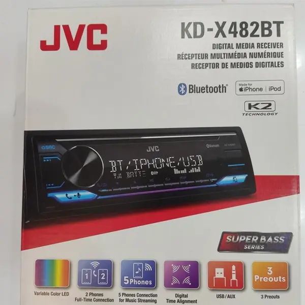 پخش جی وی سی مدل KD-X482BT