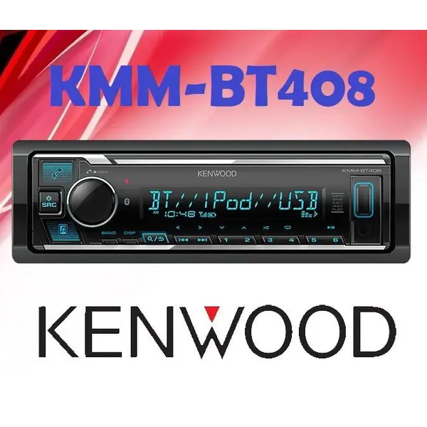 پخش خودرو کنوود مدل KMM-BT408 - 3