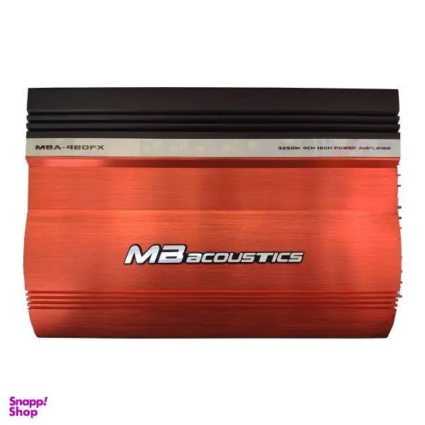 آمپلی فایر خودرو ام بی آکوستیک مدل MBA-480FX - 3