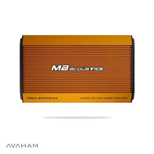آمپلی‌ فایر خودرو ام‌ بی آکوستیکس مدل MBA-6550FX2 - 3