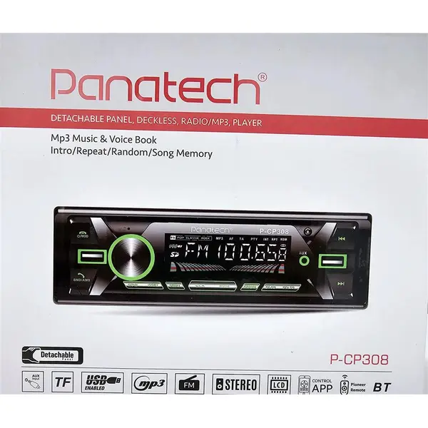 پخش کننده خودرو پاناتک مدل P-CP308