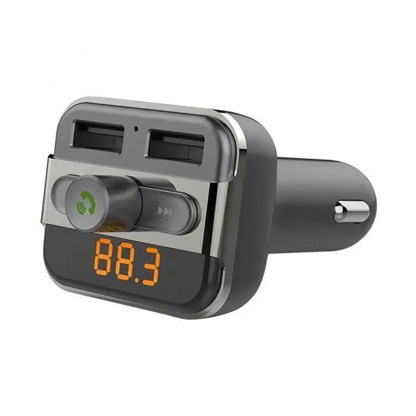 پخش کننده اف ام و شارژر فندکی مدل Porodo FMBT17 - 5