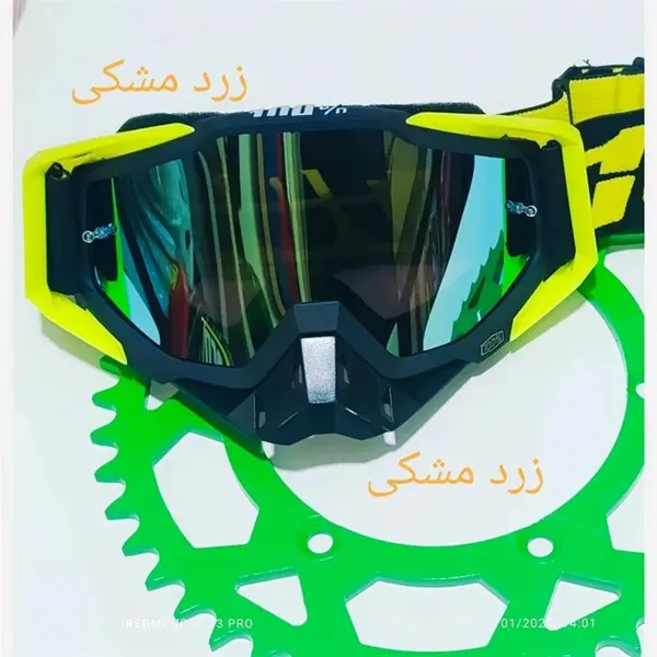 عینک موتور سواری 100 درصد مدل MX GOGGLE - 3