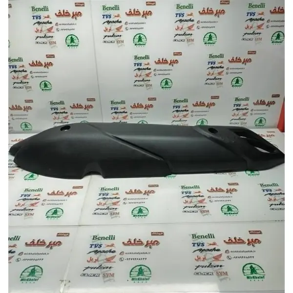 قاب محافظ (استیل) اگزوز موتور یاماها ایروکس aerox و طرح ایروکس nvx دو سوراخ جدید نیوفیس - 2