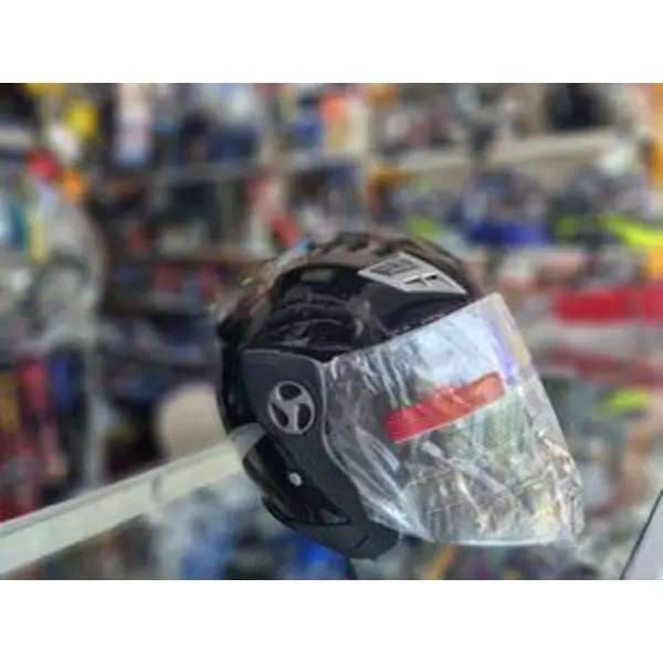 کلاه کاسکت رادین پلیمر مدل New_Radin_Bright_Black - 3