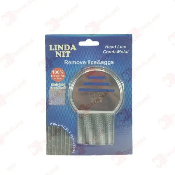 شانه ضد شپش  مدل  تمام استیل   پاک کننده  تخم  شپش