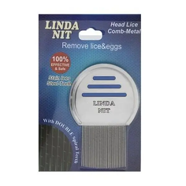 شانه ضد شپش  مدل  تمام استیل   پاک کننده  تخم  شپش