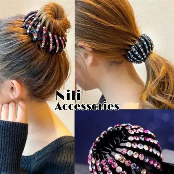 کلیپس چنگکی نگین دار