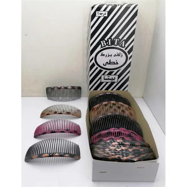 شانه زلفی خطی بزرگ