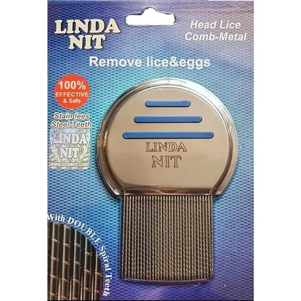 شانه ضد شپش  مدل  تمام استیل   پاک کننده  تخم  شپش