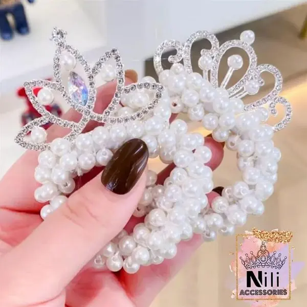 کش مو مرواریدی تاج دار