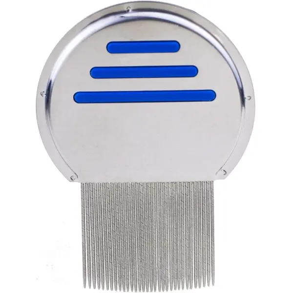 شانه ضد شپش  مدل  تمام استیل   پاک کننده  تخم  شپش